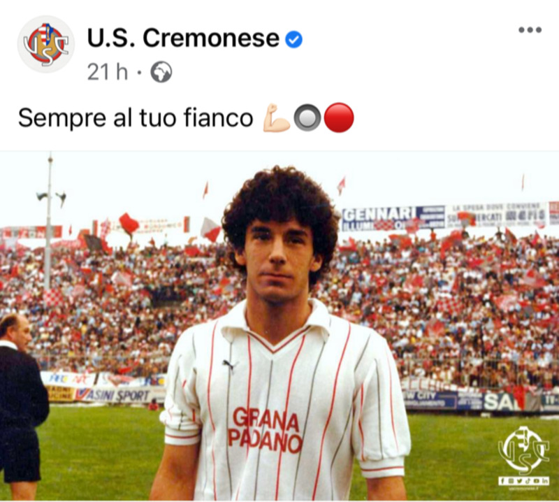 Gianluca gonfia la rete: su Cremona1 la presentazione del libro su Vialli  - CremonaSport